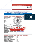 Information Sheet (MIDC Portal Services)