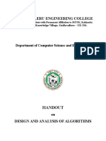 GEC Gudlavalleru Algorithms Handout