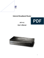 Internet Broadband Router: User's Manual