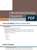 Organizational Change 