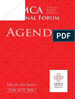 Agenda CAMCA Regional Forum