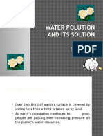 PowerPoint Presentation of Water Polution and Its Prevention