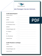 Formulir Data Pelanggan