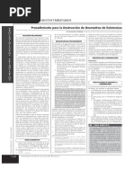 Desmedro - Destruccion de Bienes