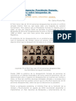 Presidente Humala, Promulgue La Ley de Busqueda de Desaparecidos Ya