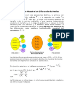 Distribucion Muestral de Diferencias de Medias 32767