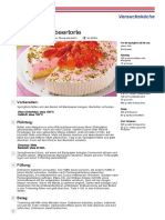 Rezept PDF Cremige Erdbeertorte