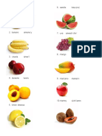 Frutas, Verduras y Partes Del Cuerpo en Quiche