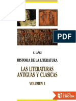 IAÑEZ, Eduardo (1989) Las Literaturas Antiguas y Clásicas