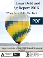 2016 Student Loan Debt and Housing Report 06 13 2016