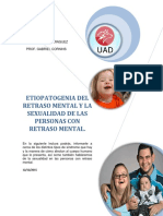 Etiopatiogenia Del Retraso Mental y La Sexualidad de Las Personas Con Retraso Mental PDF