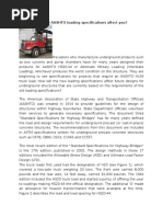 AASHTO HL-93 Truck Loading Explained | PDF | Tire | Lane
