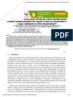 A Educação Física Nos Anos Iniciais Do Ensino Fundamental - A Aula É Proporcionada - Por Quem - O Que Se Desenvolve e o Que Realmente Se Deve Desenvolver