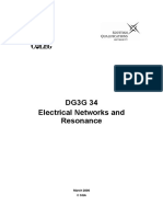 Electrical Networks and RESONANCE SQA.