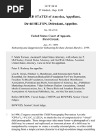 United States v. David Hilton, 167 F.3d 61, 1st Cir. (1999)