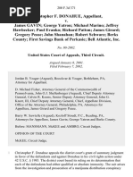 Christopher F. Donahue v. James Gavin George Yatron Michael Marino Jeffrey Hawbecker Paul Evanko Richard Patton James Girard Gregory Pease John Shanahan Robert Schwarz Berks County First Savings Bank of Perkasie Bell Atlantic, Inc, 280 F.3d 371, 1st Cir. (2002)