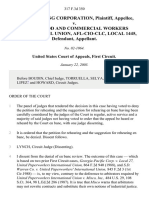 Poland Spring Corporation v. United Food and Commercial Workers International Union, Afl-Cio-Clc, Local 1445, 317 F.3d 350, 1st Cir. (2003)