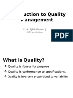 Intro to Quality