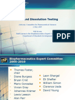 USP and Dissolution Testing