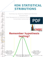 Types of Statistical Distributions