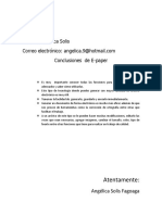 Conclusiones de E-Paper Cartas PDF