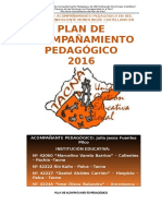 Plan Anual de Acompañamiento Pedagógico 2016