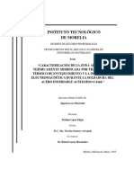 Caracterizacion Electroquimica de La Zona Afectada Termicamente Del Acero Inoxidable Austenitico 316L