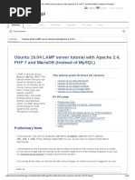 Download Ubuntu 1604 LAMP Server Tutorial With Apache 2 by fahim sheriff SN316069200 doc pdf
