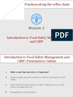 Introduction To Food Safety Management and GMP - Download