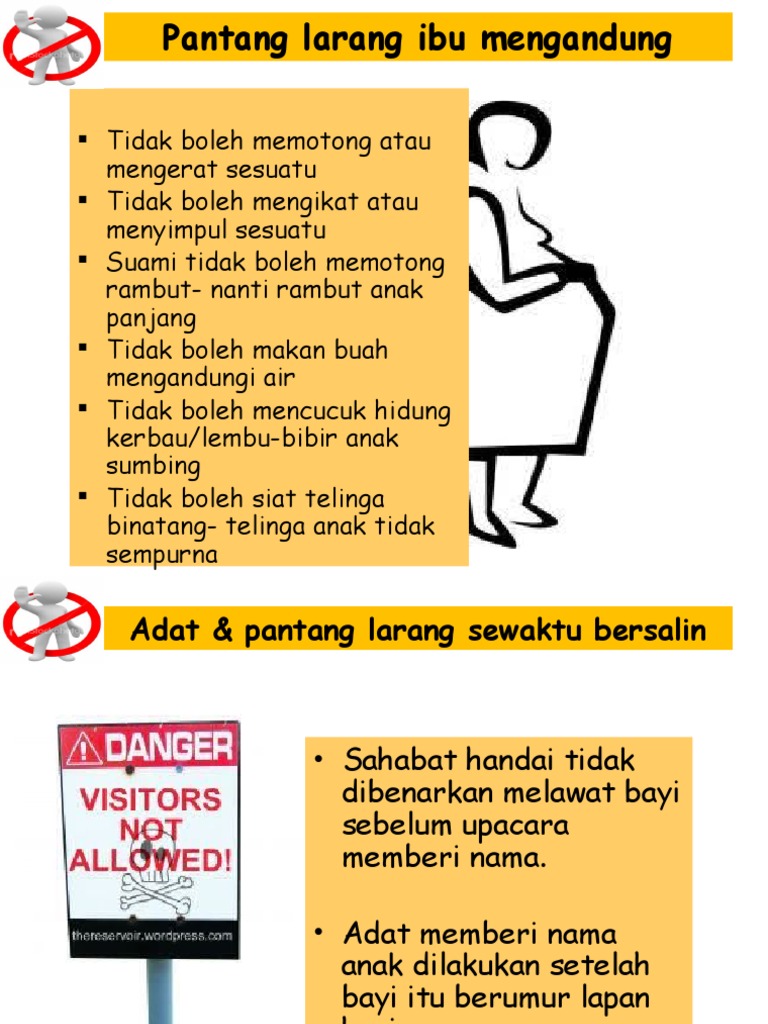 Pantang Larang Ibu Mengandung Voooty