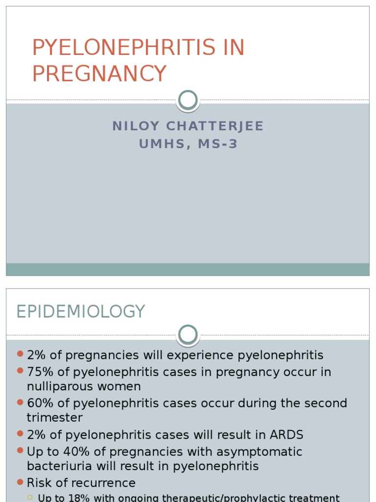 Pyelonephritis in Pregnancy Presentation | Urinary Tract Infection | Rtt Pyelonephritis in Pregnancy Presentation | Urinary Tract Infection | Rtt
