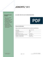 Joncryl 611 TDS PDF