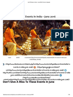 List of Events in India – June 2016 _ Tourism Infopedia