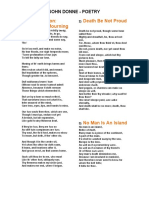 JOHN DONNE - Numbered PDF