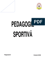 Pedagogia Sportului PDF