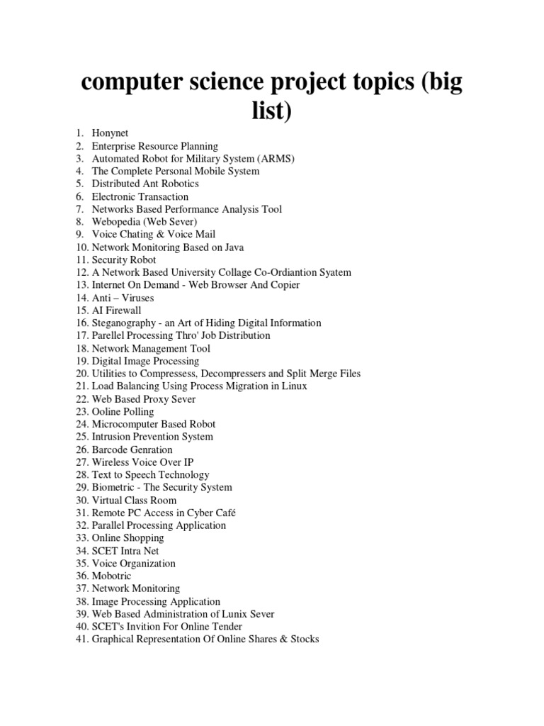 Project Ideas | PDF | Wireless Ad Hoc Network | Peer To Peer