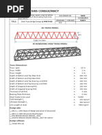 Pipe Carrying Steel Truss Bridge