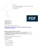 Maximum Width of a Binary Tree
