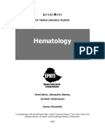 Lecture Notes Hematolgy For Medical Laboratory Science