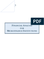 CGAP Training Financial Analysis Course 2009