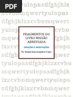 Fragrimentos do livro Missão Abreviada 