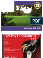 Stanmore Golf Club Brochure 2010 