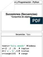 Python Secuencias