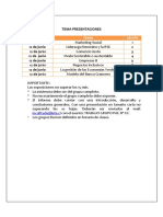 Temas Presentaciones 12 Junio Pae Tacna