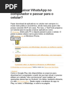 Download Como Baixar WhatsApp No Computador e Passar Para o Celular by breno_pacheco7649 SN316091491 doc pdf