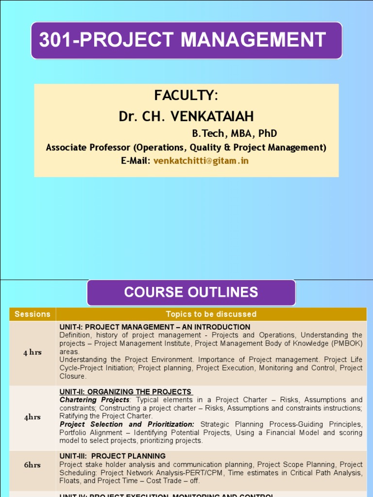 Introduction To Project Management PDF