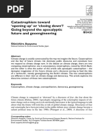 Asayama (2015) - Catastrophism toward ‘opening up’ or ‘closing down’? Going beyond the apocalyptic future and geoengineering.