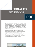 Materiales Edáficos