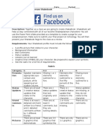 Shakebook Rubric