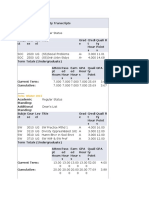 Wayne State University Transcripts